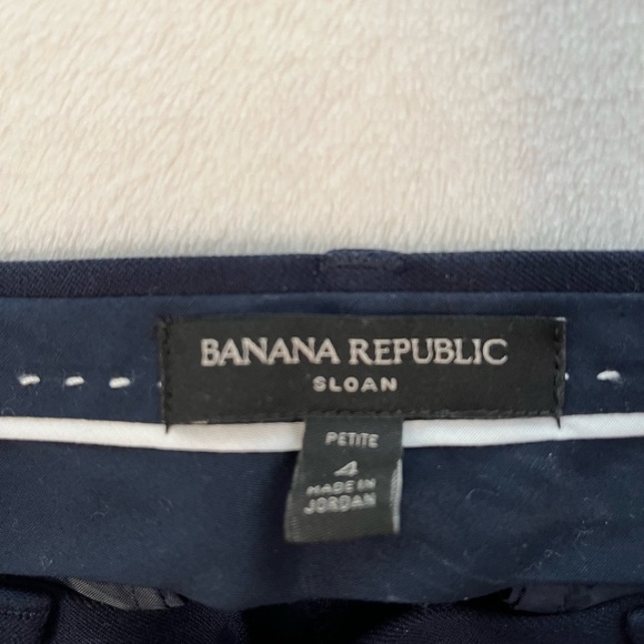 Banana Republic Navy Sloan Trousers - Picture 3 of 3